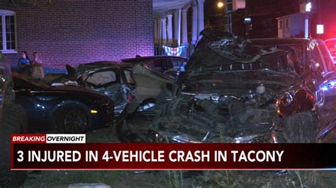 3 Injured In Crash In Philadelphias Tacony Section Speed Played A