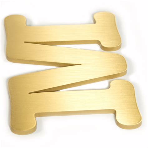 Brass Letters - Custom Brass Signs | Woodland Mfg