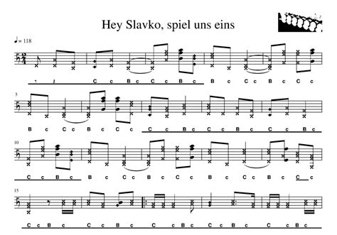 Hey Slavko Spiel Uns Eins Polka Steirische Harmonika Noten