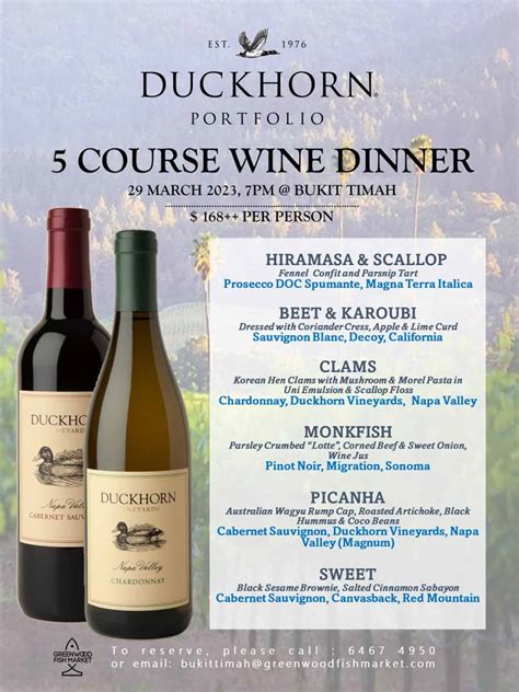 5 Course Wine Dinner City Nomads