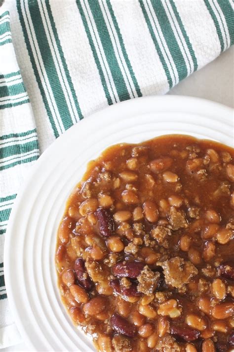 Hearty Slow Cooker Cowboy Beans Recipe With Video