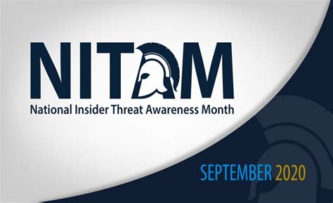 September National Insider Threat Awareness Month 2020 09 02