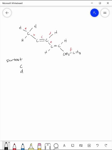 Solved Arrange The Labeled Bonds In The Following Molecule In Order Of