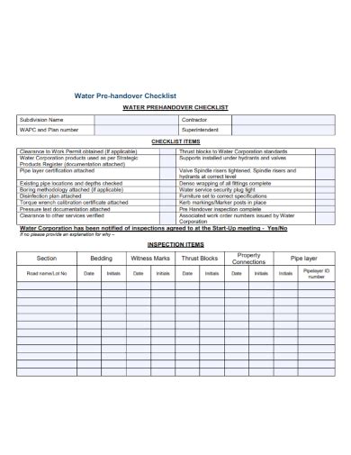 Free 14 Handover Checklist Samples [ Process Job Project ]