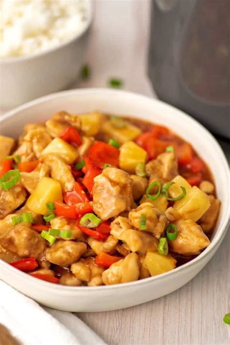 Air Fryer Sweet And Sour Chicken Bites Of Wellness