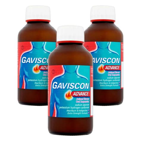 Buy Gaviscon Advance Liquids Aniseed 300ml Pharmacy2u