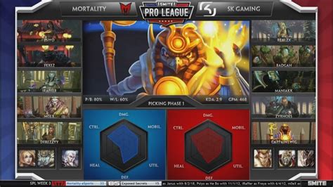 Smite Fr Smite Pro League Eu Semaine Jour Mortality Esports