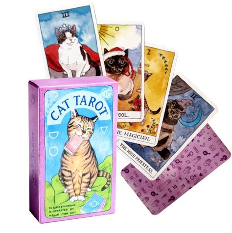 Kot Tarot Karty Do Gry Z Kotami Zestaw Kart Do Tarota Cat Tarot 78 Szt