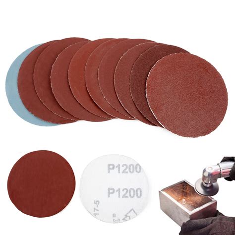 100pcs 3inch 75mm Sanding Discs Round Polishing Pad Sandpaper Sheets