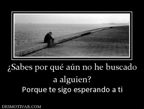 Desmotivaciones Sabes por qué aún no he buscado a alguien Porque te