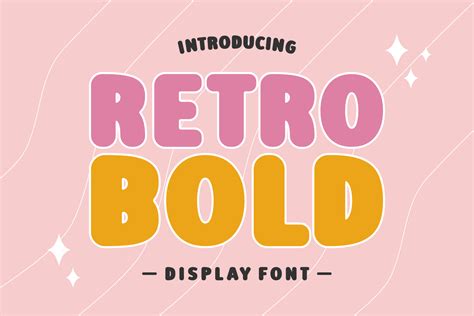 Retro Bold Font By Riman Ntypes Creative Fabrica