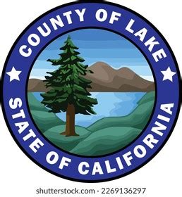 Seal Lake County California Usa Stock Vector (Royalty Free) 2269136297 ...