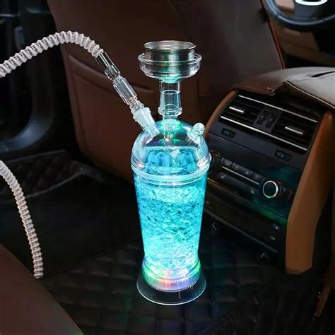 1pc Shisha Plastic Portable Led Light Travel Car Use Hookah Shisha Cup Shisha Hookah Hookah Hose