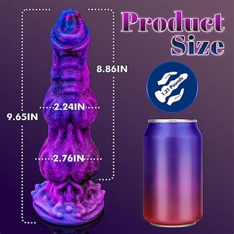 Galaxy Monster Fantasy Purple Dildo