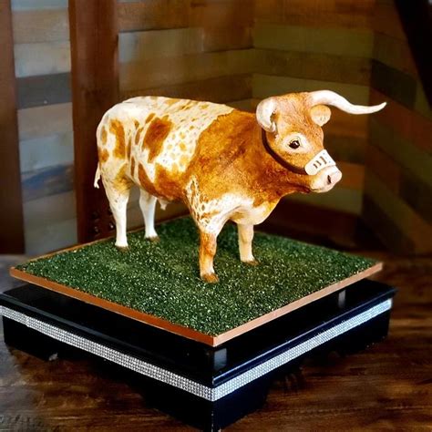 Bevo The Longhorn Decorated Cake By Cakes Rock Cakesdecor