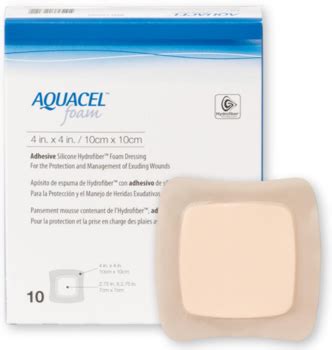 Box Of Aquacel 5x5 Adhesive Foam Dressings Convatec 420619 Box 10