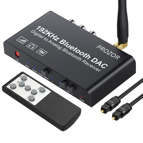 Dac Audio Konverter Bluetooth Digital Zu Analog Adapter Koaxial Optisch