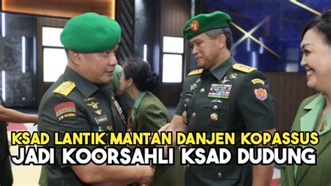 Jenderal Tni Dudung Lantik Mantan Danjen Kopassus Letjen Tni I Nyoman