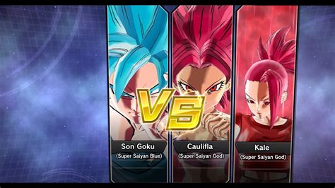 Xenoverse Requested Match Pc Goku Super Saiyan Blue Vs Caulifla