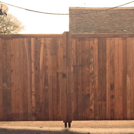 Wanstrow Driveway Gates Kinder Timber Products