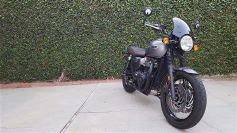 Dart Marlin Flyscreen For Triumph Bonneville T120 Installation Youtube