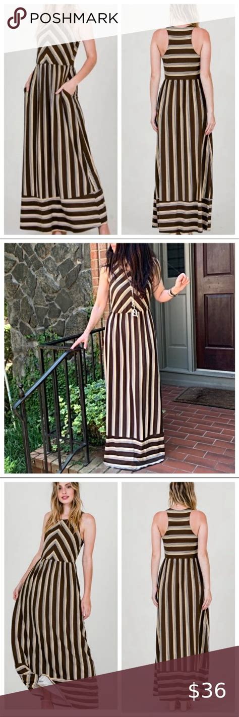 Unique Chic And Gorgeous Multi Striped Maxi Dress Boutique Maxi Dresses Striped Maxi Dresses