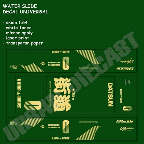 Jual Hot Wheels Decal White Toner Datsun Kaido Shopee Indonesia