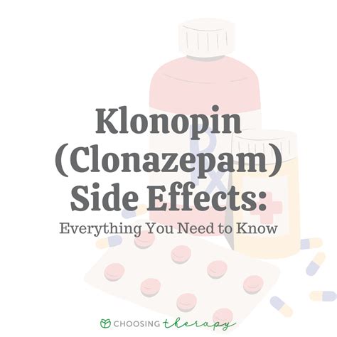 What Are The Side Effects Of Klonopin