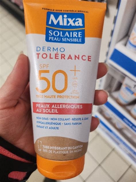 Mixa Dermo Tol Rance Lait Solaire Peaux Allergiques Au Soleil Spf