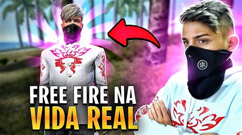 FREE FIRE NA VIDA REAL TENTE NÃO RIR YouTube