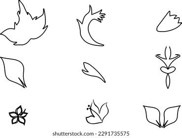 Spicy Hot Chili Pepper Icons Set Stock Vector Royalty Free