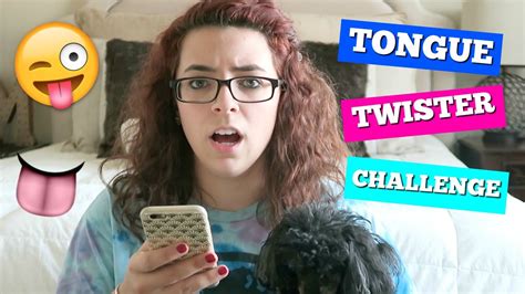 TONGUE TWISTER CHALLENGE - YouTube