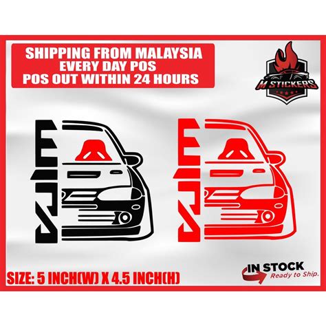 PROTON WIRA CAR STICKER KERETA STICKERS ARENA Shopee Malaysia