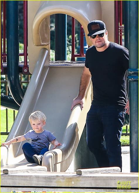 Hilary Duff: Mike Comrie Slides with Luca!: Photo 2970395 | Celebrity ...