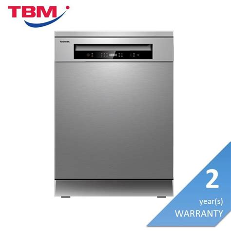 Toshiba DW 14F1 S MY Free Standing Dishwasher 14 Place Settings With