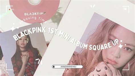 Unboxing Blackpink St Mini Album Square Up Pink Ver Youtube