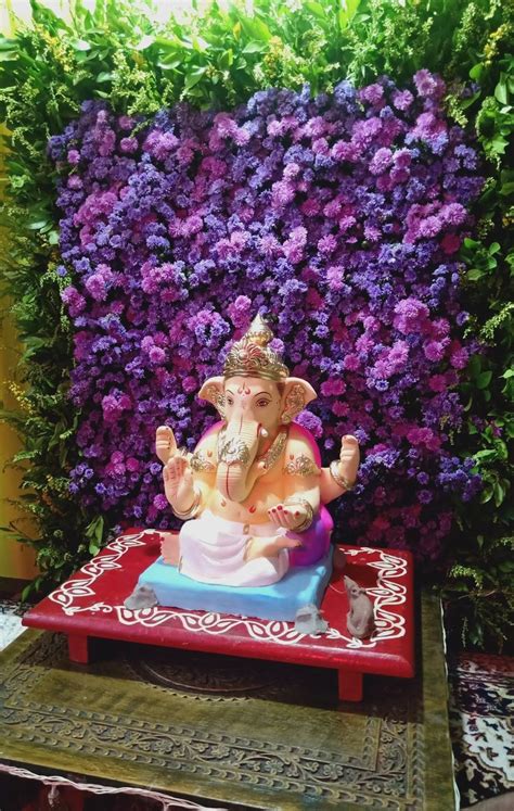 Share 141 Flower Background Decoration For Ganpati Super Hot