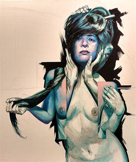 Scott Hutchison Unravelling Sheba S Hair Paintings