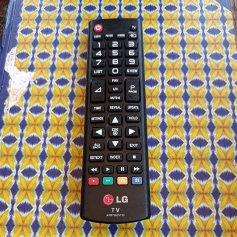 Jual Remote Control Tv Lcd Led Lg Seri Akb Original Shopee