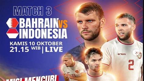 Jadwal Acara Tv Kamis Oktober Live Pertandingan Timnas