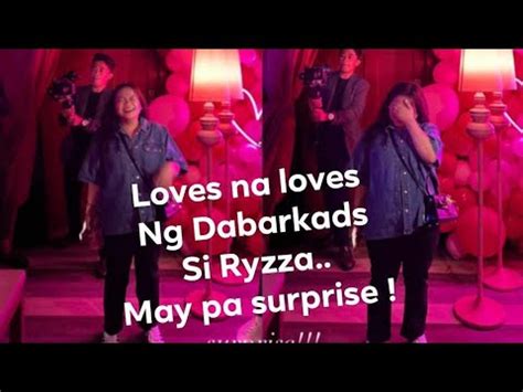 Napaka Sweet Ng Dabarkads Kay Ryzza Mae May Pa Surprise Party Youtube