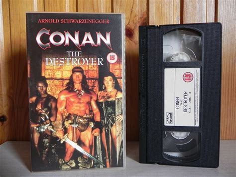 Conan The Destroyer Vhs 1984 Arnold Schwarzenegger Olivia Dabo