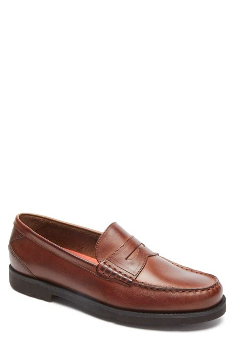 Rockport Leather Modern Prep Penny Loafer In Brown For Men Lyst