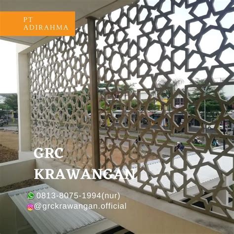 Dinding Ornamen Grc Adirahma On Instagram Pusat Grc Krawangan Grc