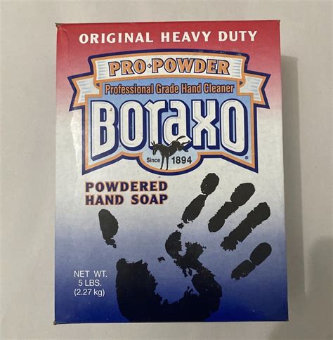 Boraxo Powdered Hand Soap Original Heavy Duty Pro Powder 5 Lbs Box 23400022038 Ebay