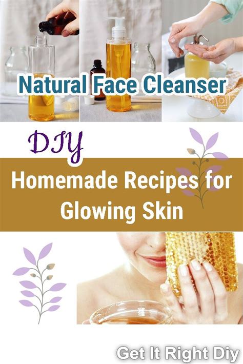 Make Yourself These Wonderful Homemade Face Cleansers Homemade Face