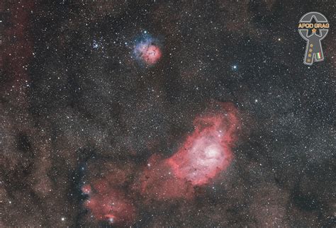 Trifid Nebula Lagoon Apod Grag