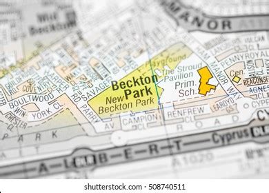 Beckton Park London Uk Map Stock Photo Shutterstock