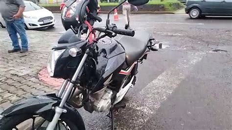 Motociclista Fica Ferido Em Acidente Na Avenida Carlos Gomes V Deo