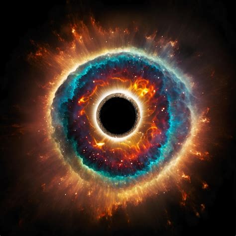 Premium Photo Gods Eye Illustration Design In The Form Of A Black